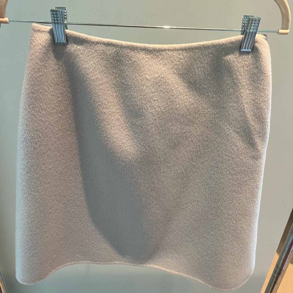 Ellen Tracy Soft Pale Blue/Grey Pencil Skirt